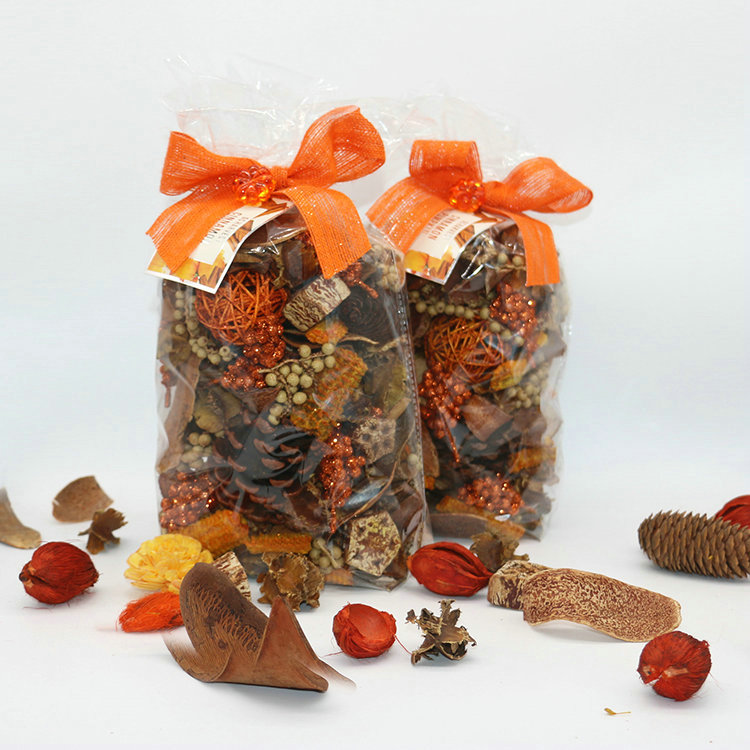 customized logo scented natural potpourri bags for fall 