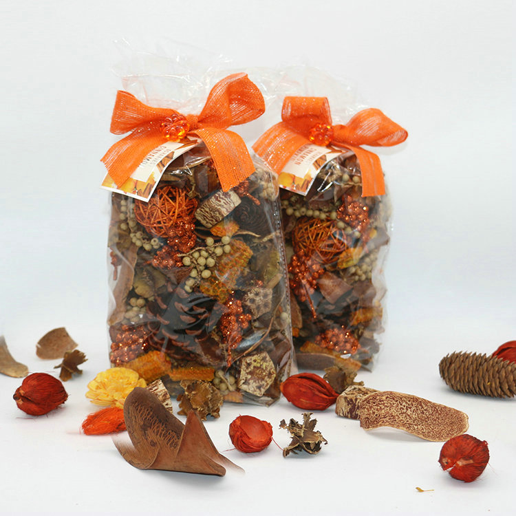 customized logo scented natural potpourri bags for fall