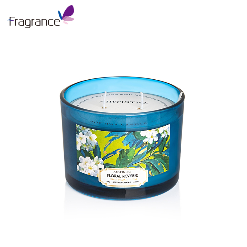 Wholesale Custom Luxury Soy Wax Scented Candle Classic Aromatherapy Candles with 2 Wicks