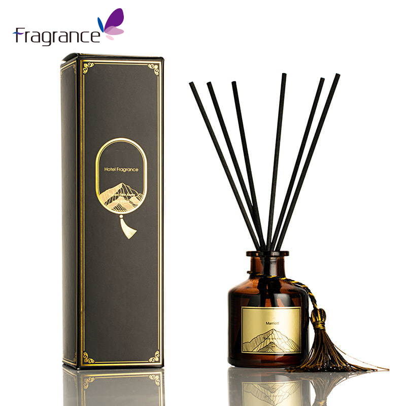 Home Fragrance Private Label Luxury 50ml Glass Bottle Essential Oil Aroma Reed Diffuser